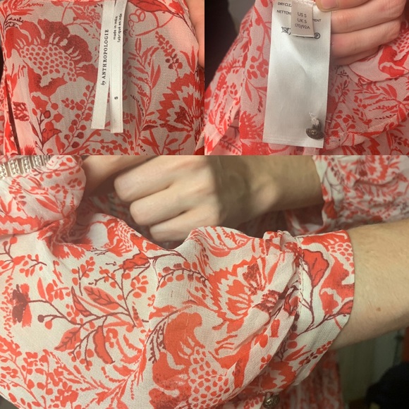 Anthropologie Talulah Tiered Midi Dress - Picture 4 of 10